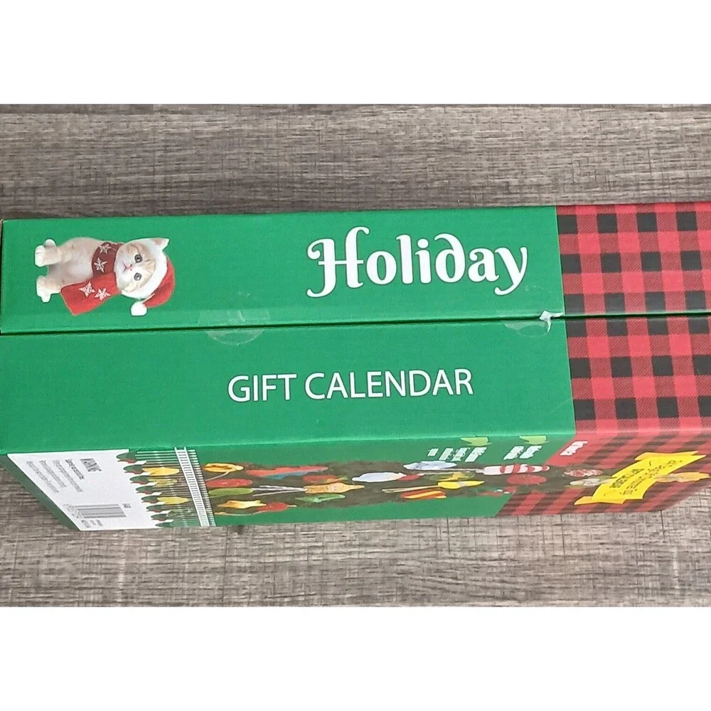 Poppin Paws Holiday 24 Days Of Christmas Toys Gift Calendar For Cats With Catnip